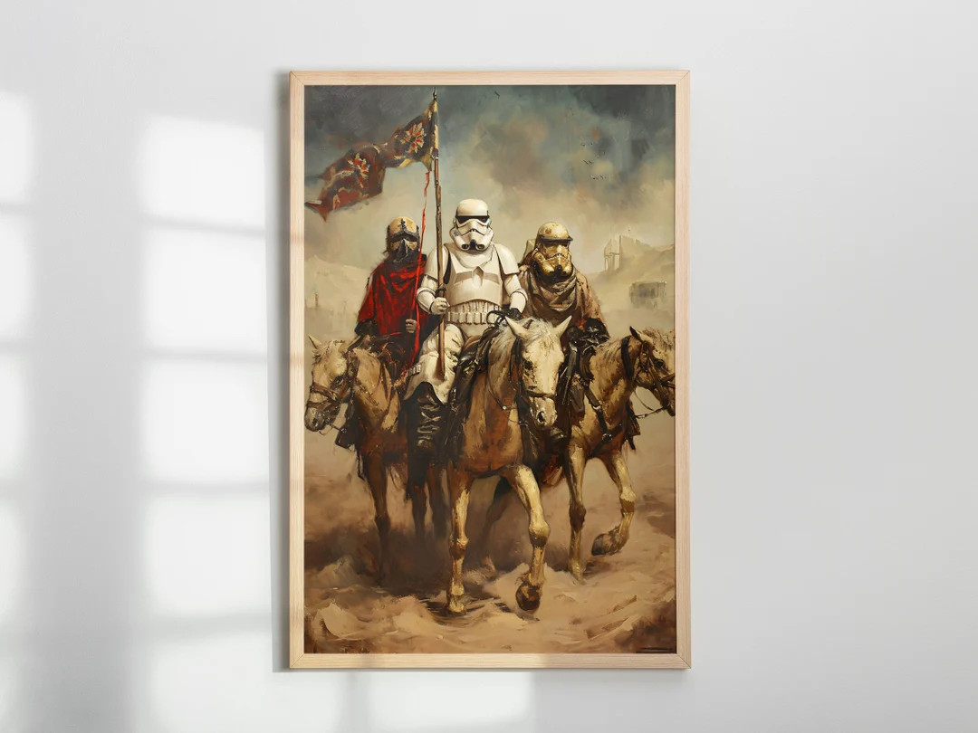 Otantic Star Wars Printable Vintage Art Printable Art Digital Prints Modern Wall Art KWA34167 - E... | Etsy (US)