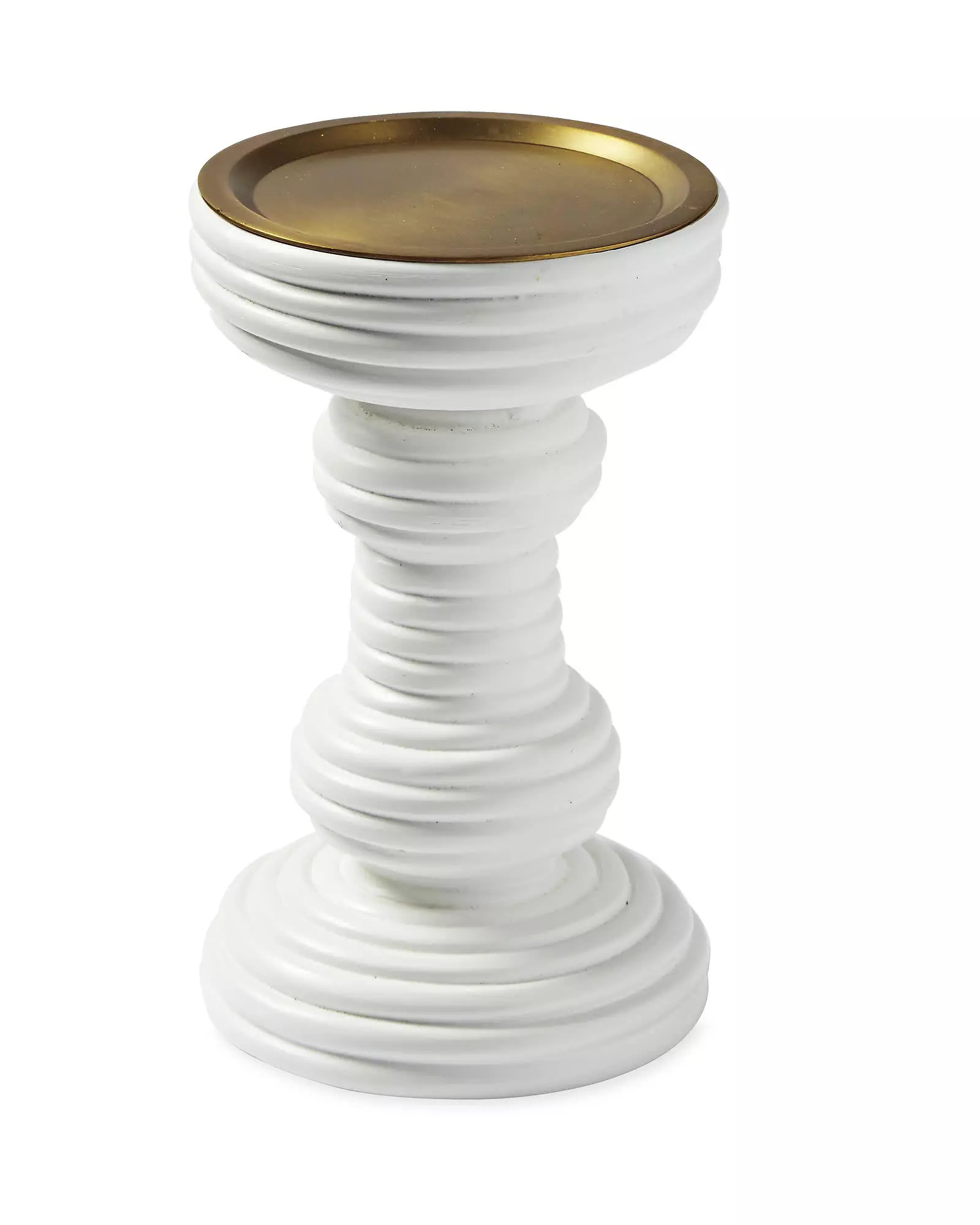 Carmel Candlestick - White | Serena and Lily