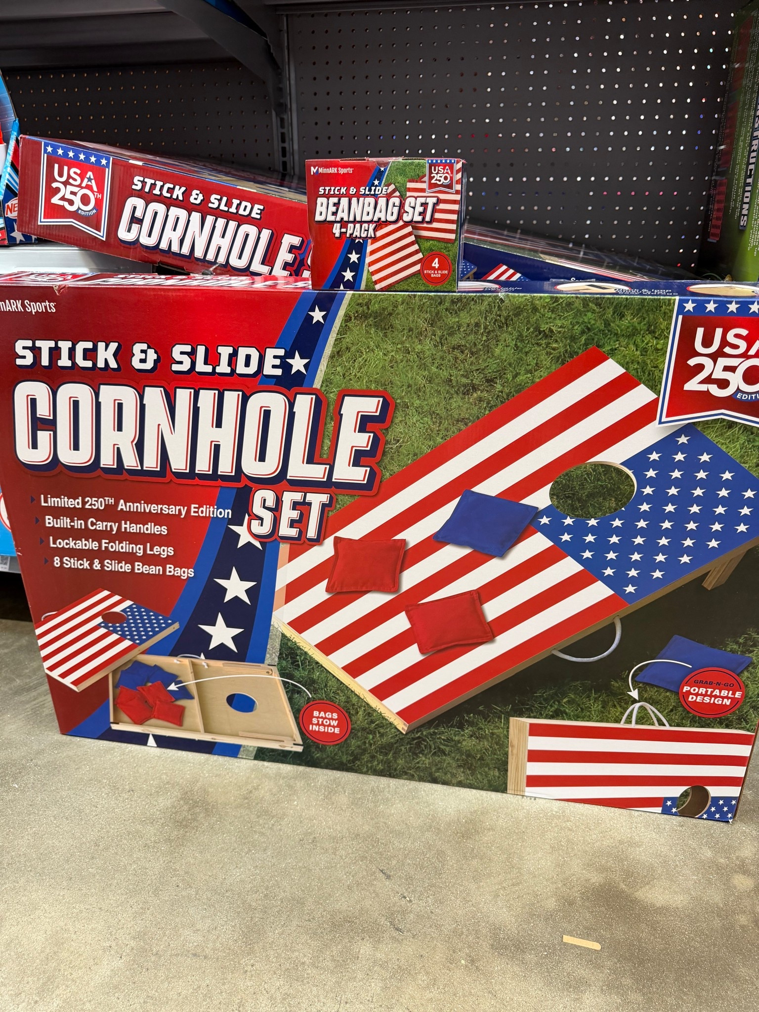 These keep going in and out of stock. 
Favorite the photo and you will get alerted when back in stock 

Patriotic Cornhole, Stick & Slide, Wooden, 2 Boards, 8 Bean Bags, Family Games

BattlePong, Tabletop Pong Party Game,

LED Jumbo 4-in-a-Row, Indoor and Outdoor Table Game

#LTKSeasonal #LTKMens #LTKHome