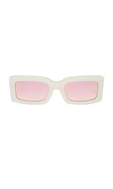 DIFF EYEWEAR Indy Sunglasses in Opaline & Taupe Mirror from Revolve.com | Revolve Clothing (Global)