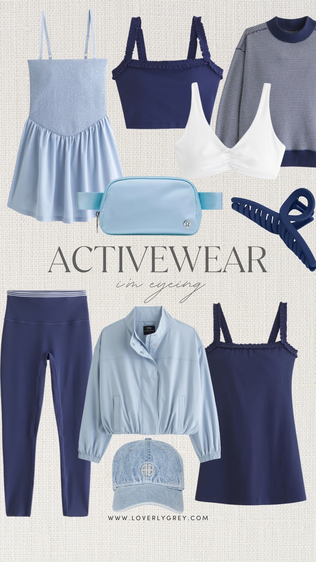 Activewear I’m currently eyeing! Abercrombie just dropped so many new spring activewear pieces and sets that I’m loving! The frilly details on the neckline plus the small stripped detailing by on leggings are everything!

#LTKfitnessgoals #LTKSeasonal #LTKmomlife