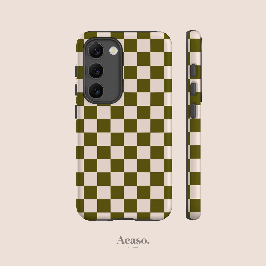 Checkers Phone Case for Galaxy S24 - For Samsung S23 Plus, Galaxy S22 Case, Galaxy S21 Case, Gala... | Etsy (US)