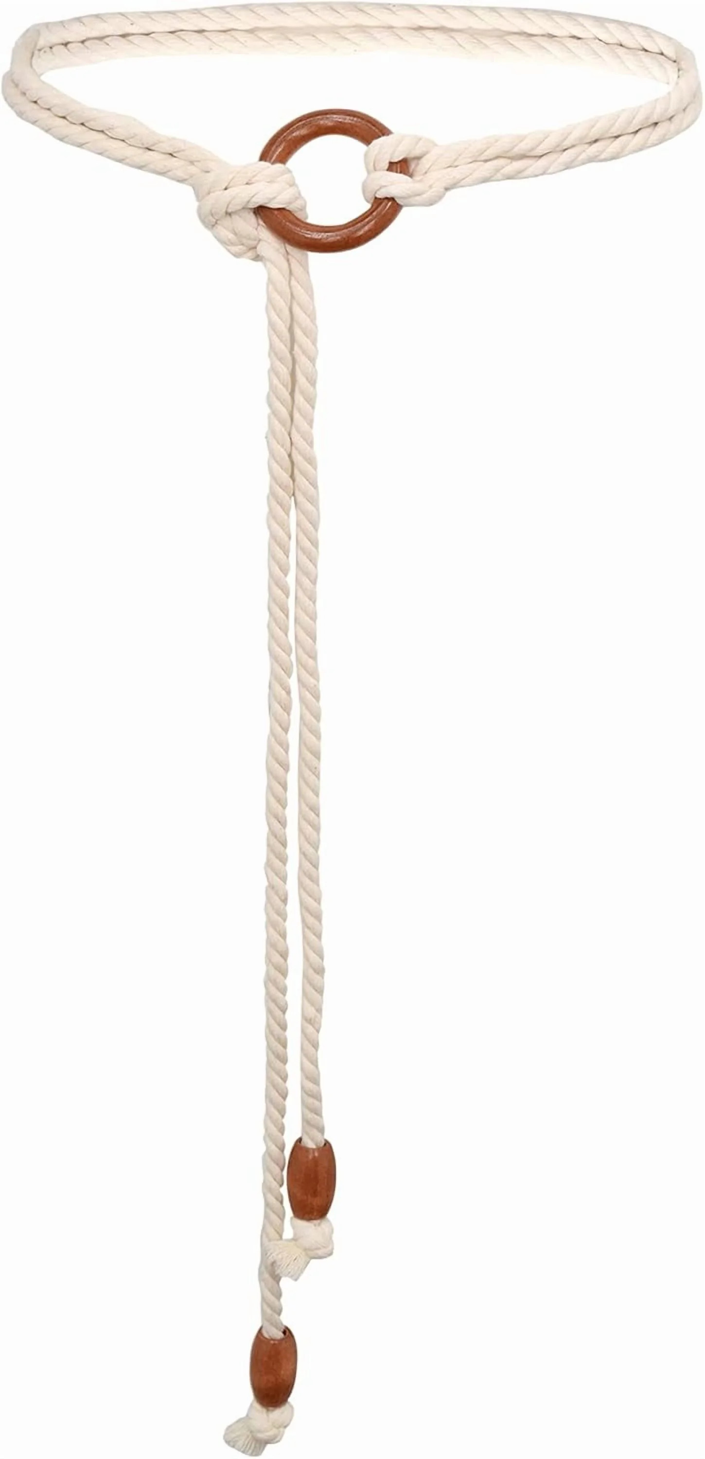 YooGuoGuo Women's Tassel Wasit Rope Cotton Belt Simple Style Skinny Woven Chain for Jeans Skirt D... | Walmart (US)