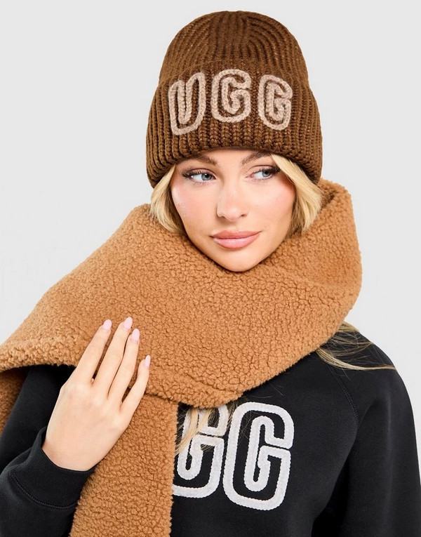 UGG Chunky Crafted Rib Beanie Hat | JD Sports (UK)