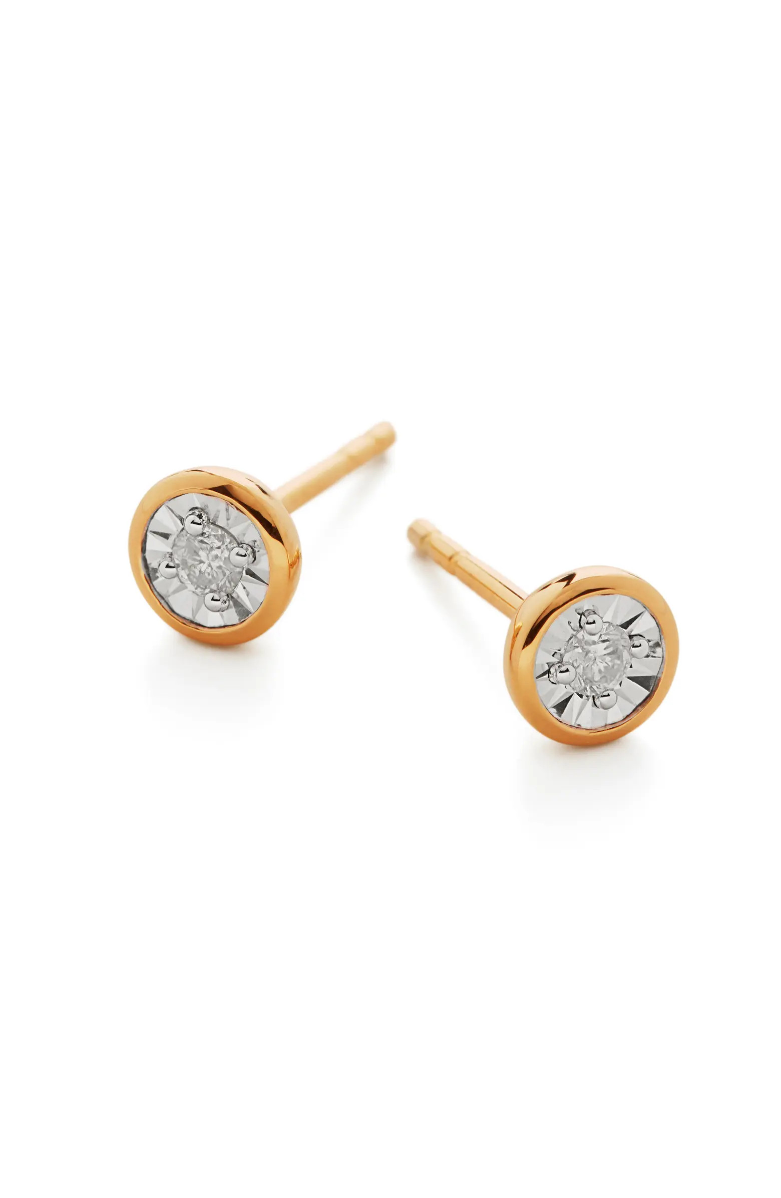 Diamond Solitaire Stud Earrings | Nordstrom