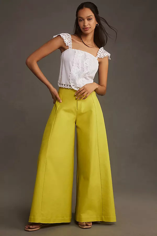 Maeve A-Line Palazzo Pants | Anthropologie (US)