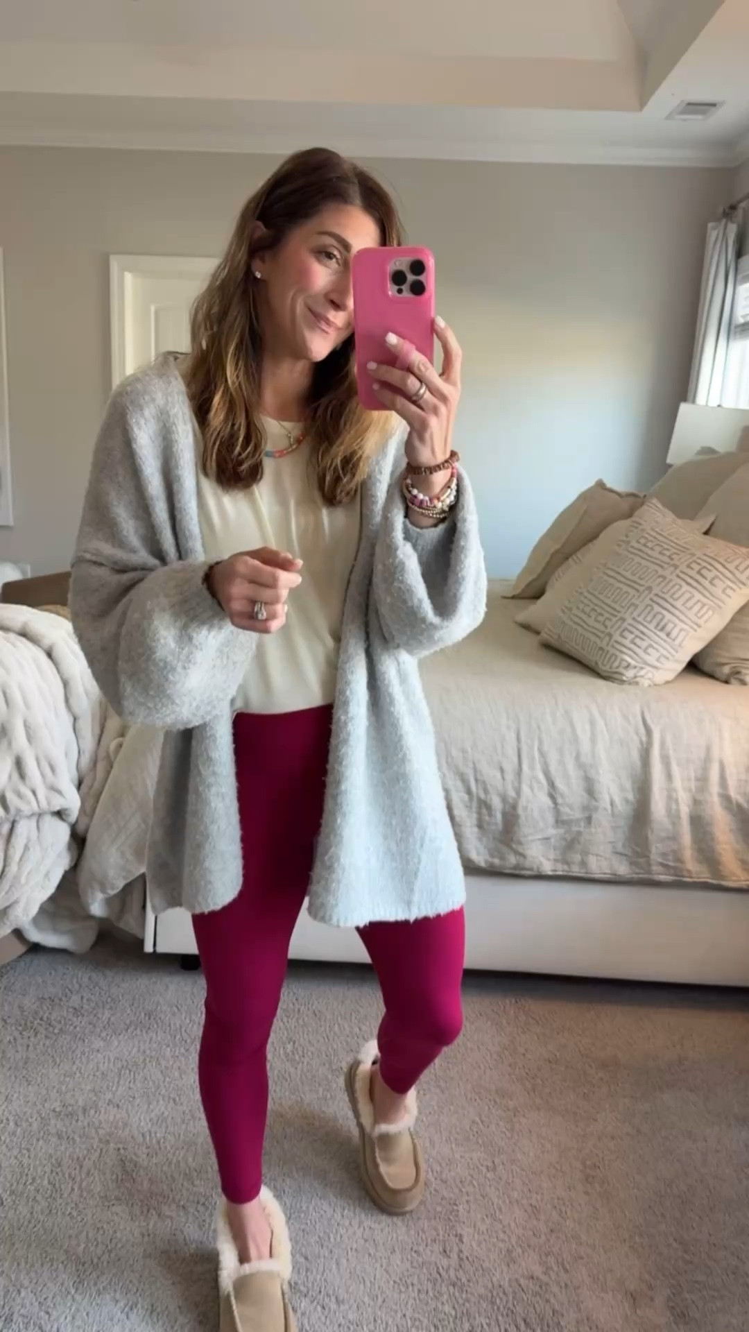 Shop ootd

Tee is “With Ease” crop tee from Athleta. Size small. Yellow is gone but other colors available and on sale. 

Cardigan is oversized fit. Wearing a small. From Amazon. Super cozy and comes in other colors 

Leggings are Lululemon Aligns 25in size 6. Color Berry Rumble

Linked Uggs, necklaces (electric picks and beaded from Allie + Bess-exact necklace is sold out but new colors available). Bracelets are also Allie + Bess. 

Loopy case is 10% off with code: Watsonansley10

Click here to shop 

Comfy | outfit | ootd | mom life | cozy | daily | active | sweater | cardigan | tee | cropped | Lululemon | aligns | necklaces | brackets | beaded | loopy | berry | burgundy | red | pink | active | fit | fitness | mom life | slippers 



#LTKmomlife #LTKActive #LTKootd