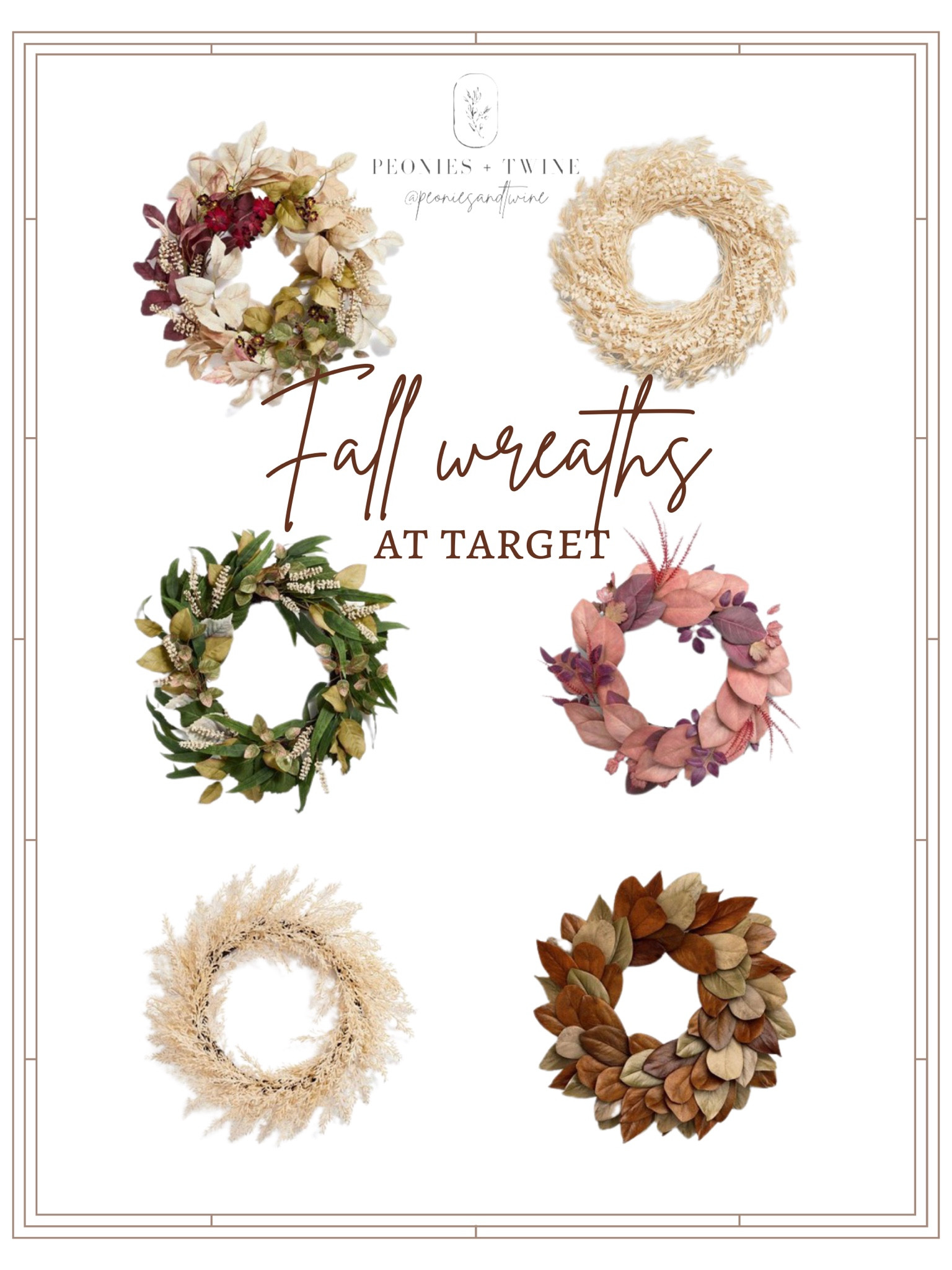 Fall wreaths in Target 

#LTKhome #LTKHalloween #LTKSeasonal