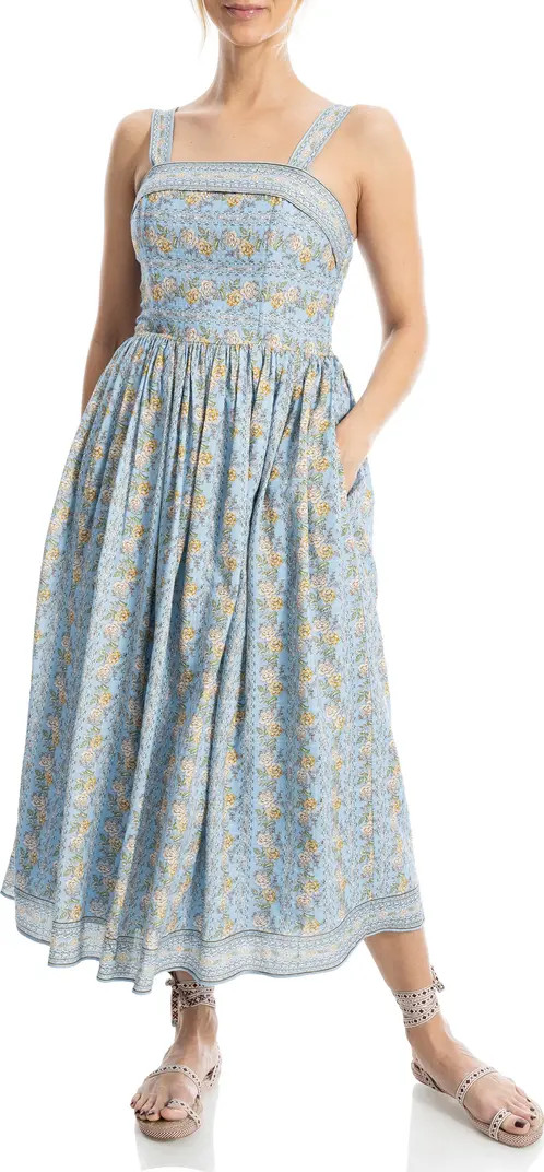 MAX STUDIO Print Midi Sundress | Nordstromrack | Nordstrom Rack