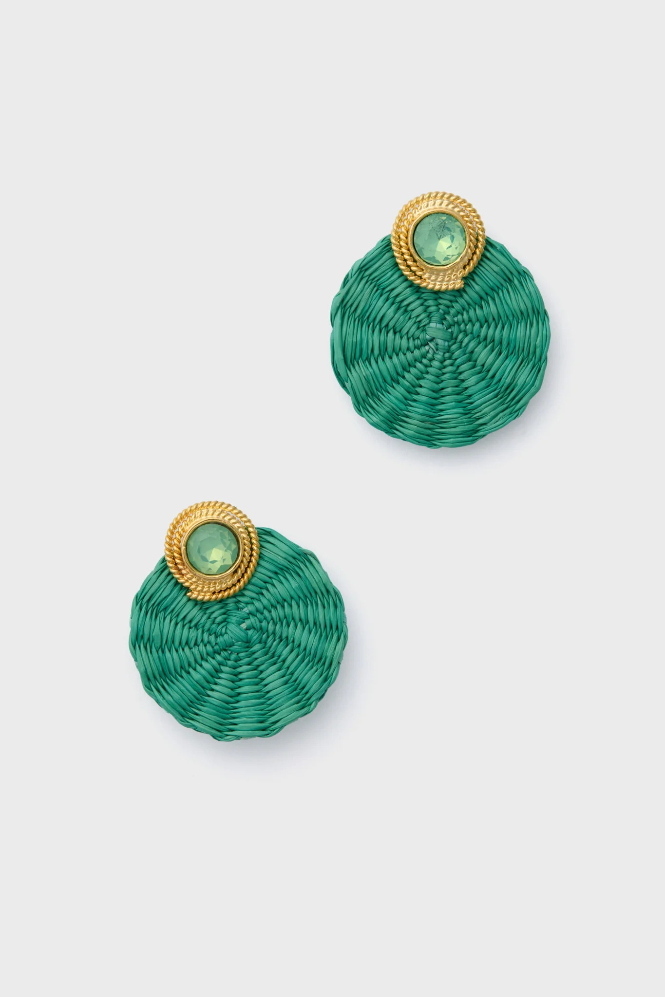 Mint Green Iraca Dulcinea Studs | Tuckernuck (US)