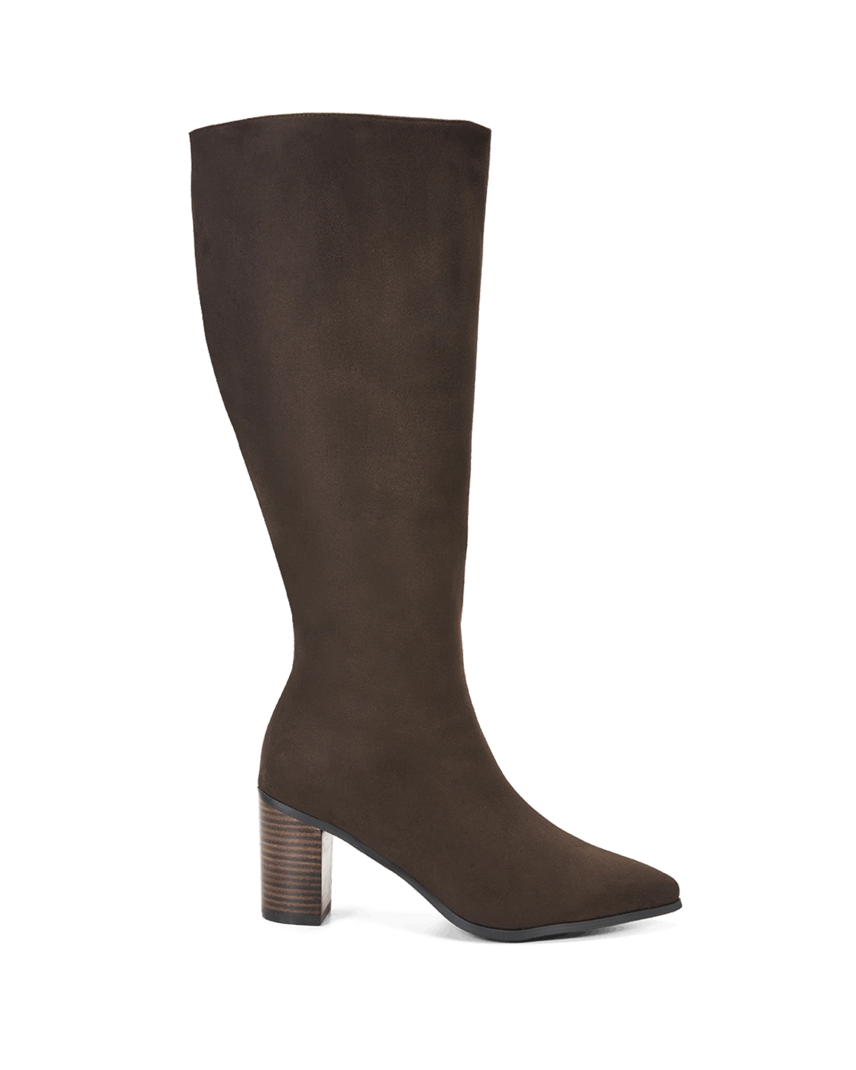 DESTINY EXTENDED CURVE - DARK CACAO SUEDE | Billini AU