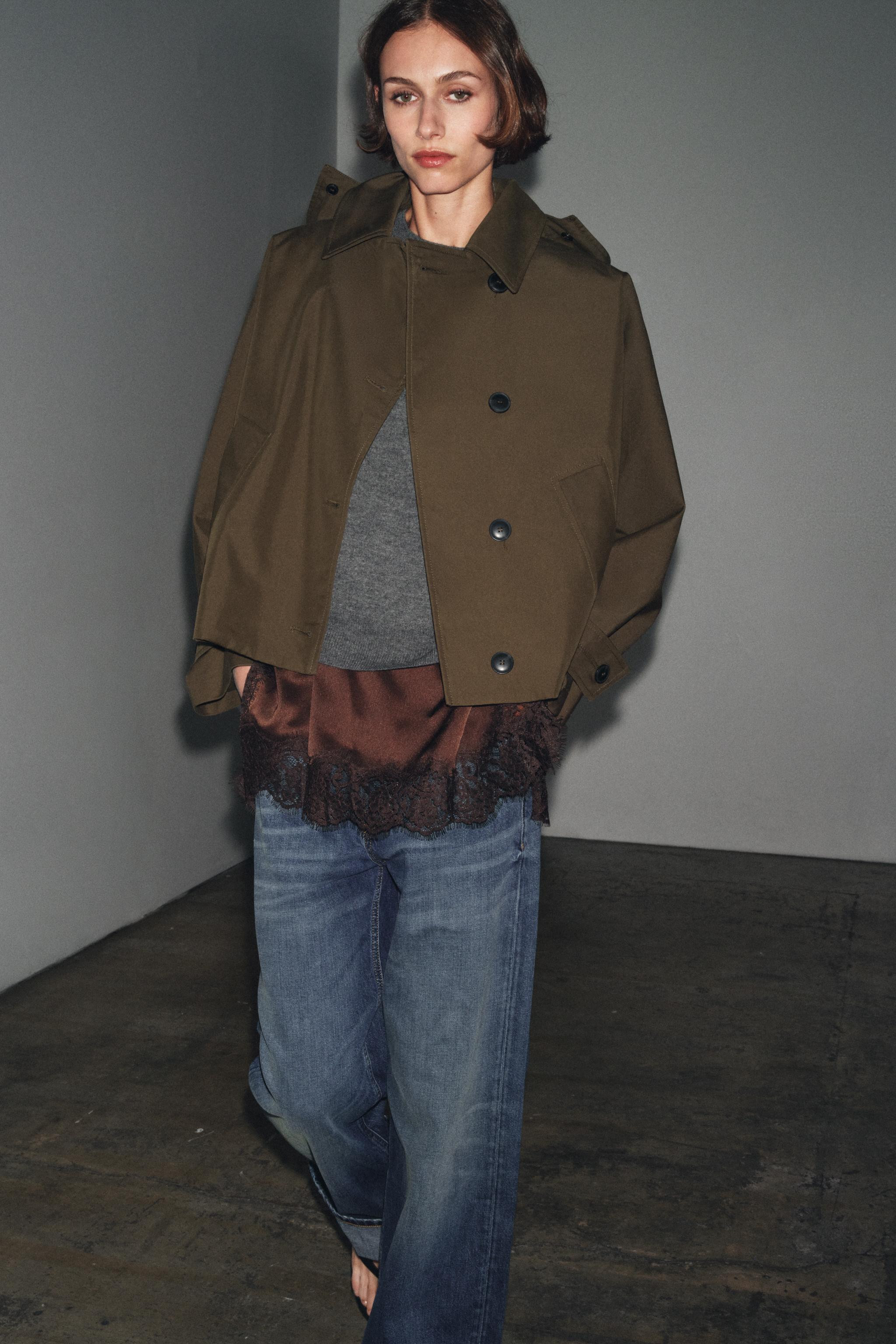 ZW COLLECTION WATER-REPELLENT TRENCH COAT | Zara UK