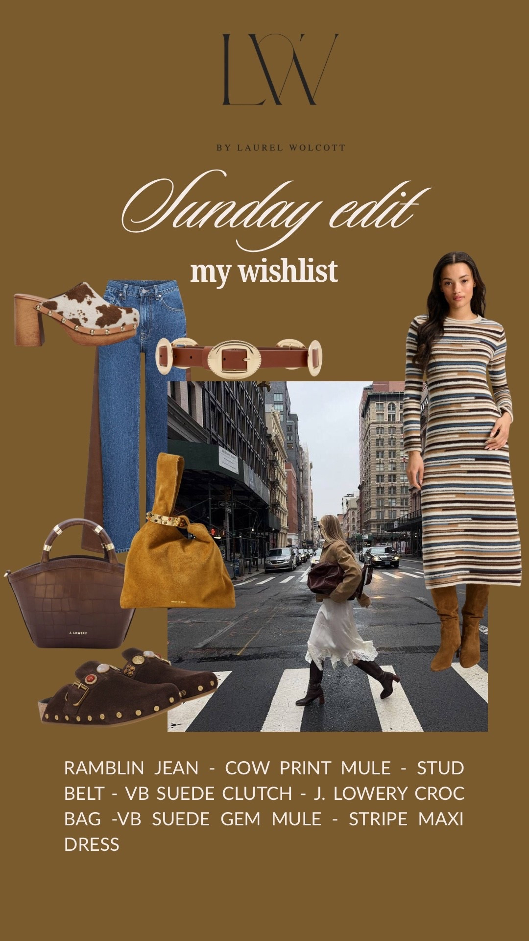 Sunday edit // Veronica beard, j. Lowery, fall, denim, suede, clogs, mule, stripes, western, belt

#LTKFallSale #LTKShoeCrush #LTKItBag