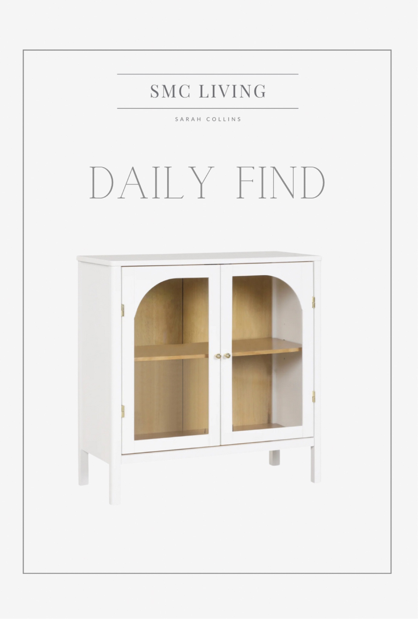 Daily find 🤩

Accent cabinet
Sideboard
Storage cabinet
Media cabinet
Two door cabinet
Arched cabinet
White cabinet

#LTKhome