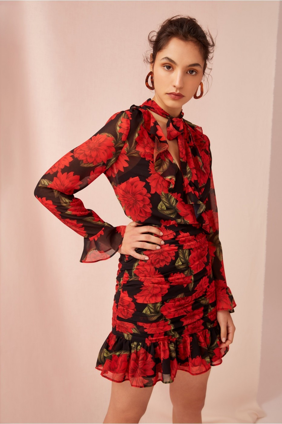 KEEPSAKE FIND YOU LONG SLEEVE TOP black dahlia | BNKR (Global)