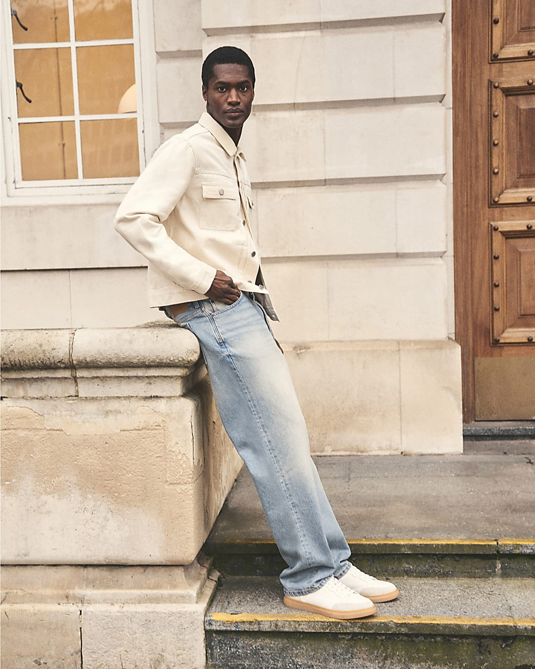 Blue Denim Loose Fit Jeans | River Island UK & IE