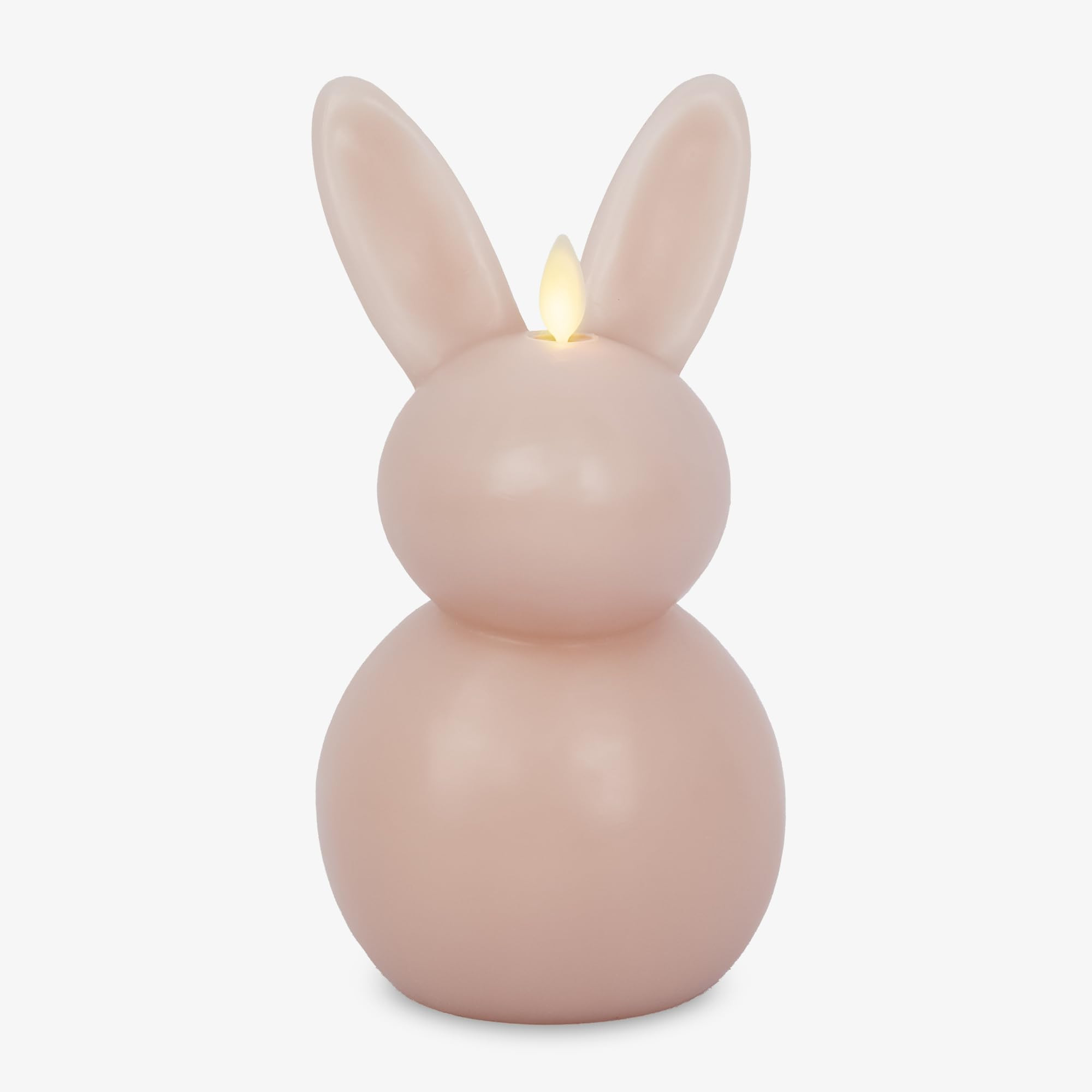 Luminara Easter Bunny Candle- Dusky Rose 4.5" x 4.5" x 8.5"- Flameless Real-Flame Holiday-Inspire... | Amazon (US)
