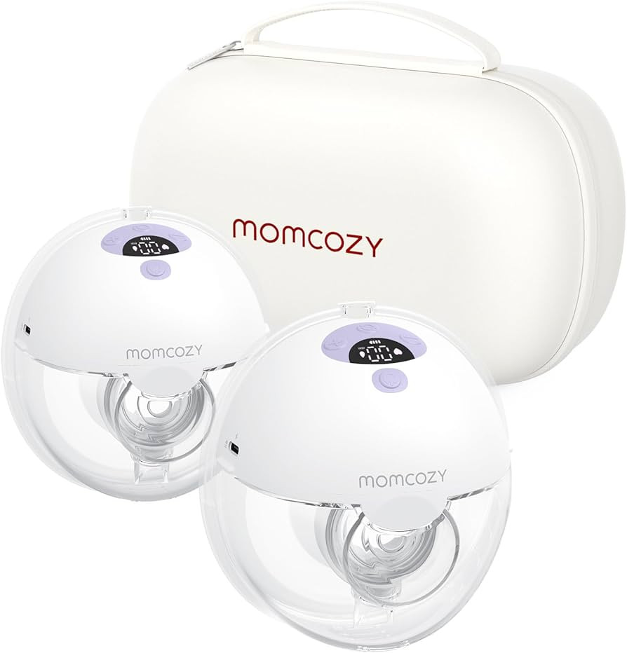 Momcozy Breast Pump Hands Free M5, Wearable Breast Pump of Baby Mouth Double-Sealed Flange with 3... | Amazon (US)