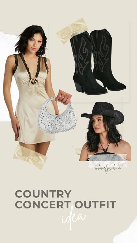 Country concert outfit idea 

Country concert outfit, black cowboy boots, black cowboy hat, stagecoach, country outfit idea

#LTKFestival #LTKfindsunder100 #LTKstyletip