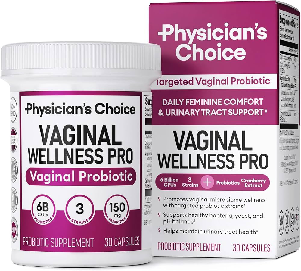 Physician's Choice Vaginal Probiotics for Women - Unique with Licorice Root - PH Balance, Odor Co... | Amazon (US)