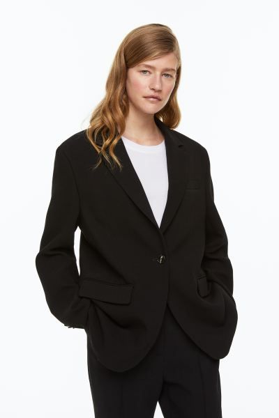 One-button wool jacket | H&M (UK, MY, IN, SG, PH, TW, HK)