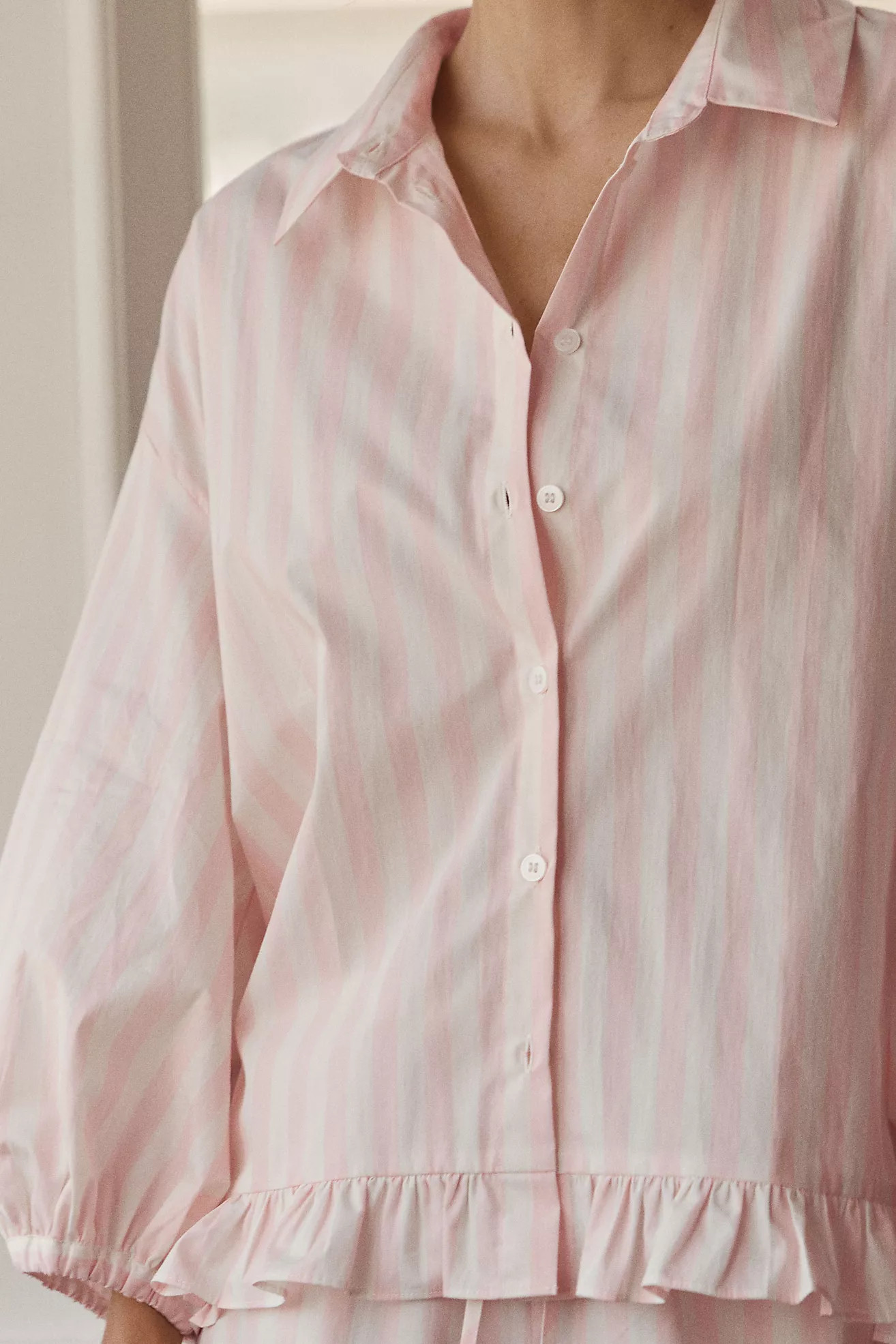 LyreBird 100% Cotton Poplin Buttondown Shirt | Anthropologie (US)