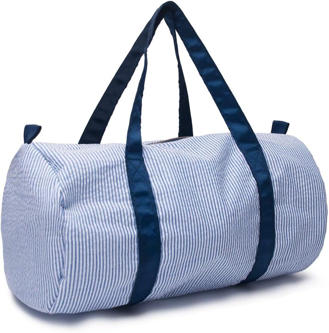 GFU Duffle Bag for Kids, Overnight Duffel Bags for Boys and Girls, Seersucker Travel Bag Large Dance | Amazon (US)