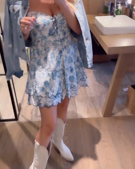 My cute summer dress from Nashville is currently 25% off this weekend wearing a size 6. This would be a perfect country concert outfit.

#LTKVideo #LTKOver40 #LTKSaleAlert