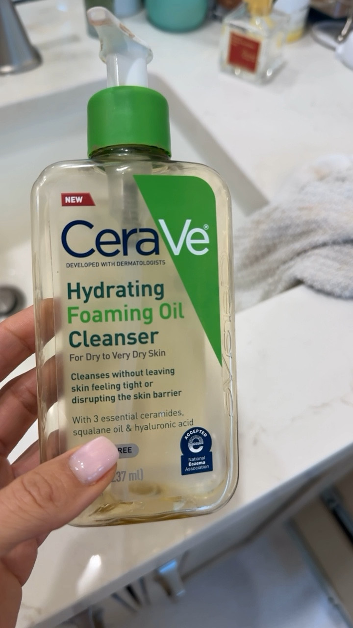 Have dry skin? Try the CeraVe Hydrating Foaming Oil Cleanser. It’s gentle and takes off all my makeup. I just finished this bottle and will be repurchasing another.

#LTKVideo #LTKover40 #LTKbeauty