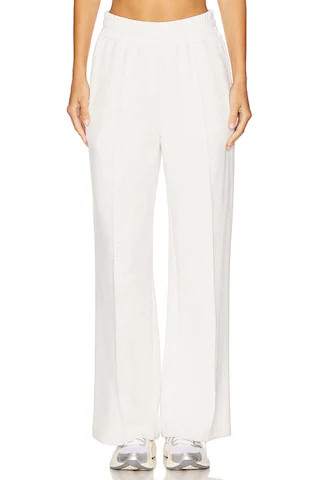 The Wide Leg 30" Pant in Ivory Marl | Revolve Clothing (Global)