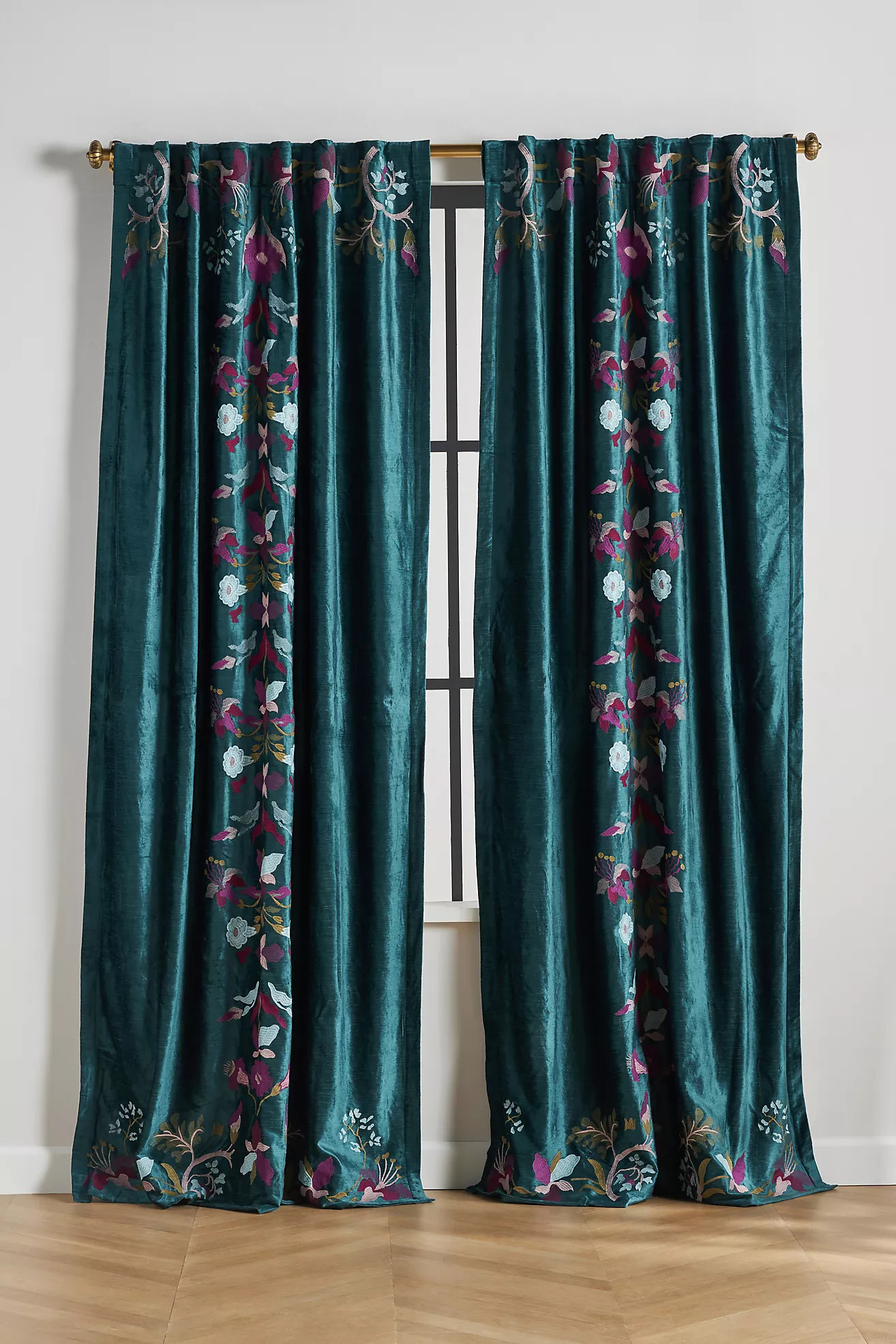 Fiori Blackout Curtain | Anthropologie (US)