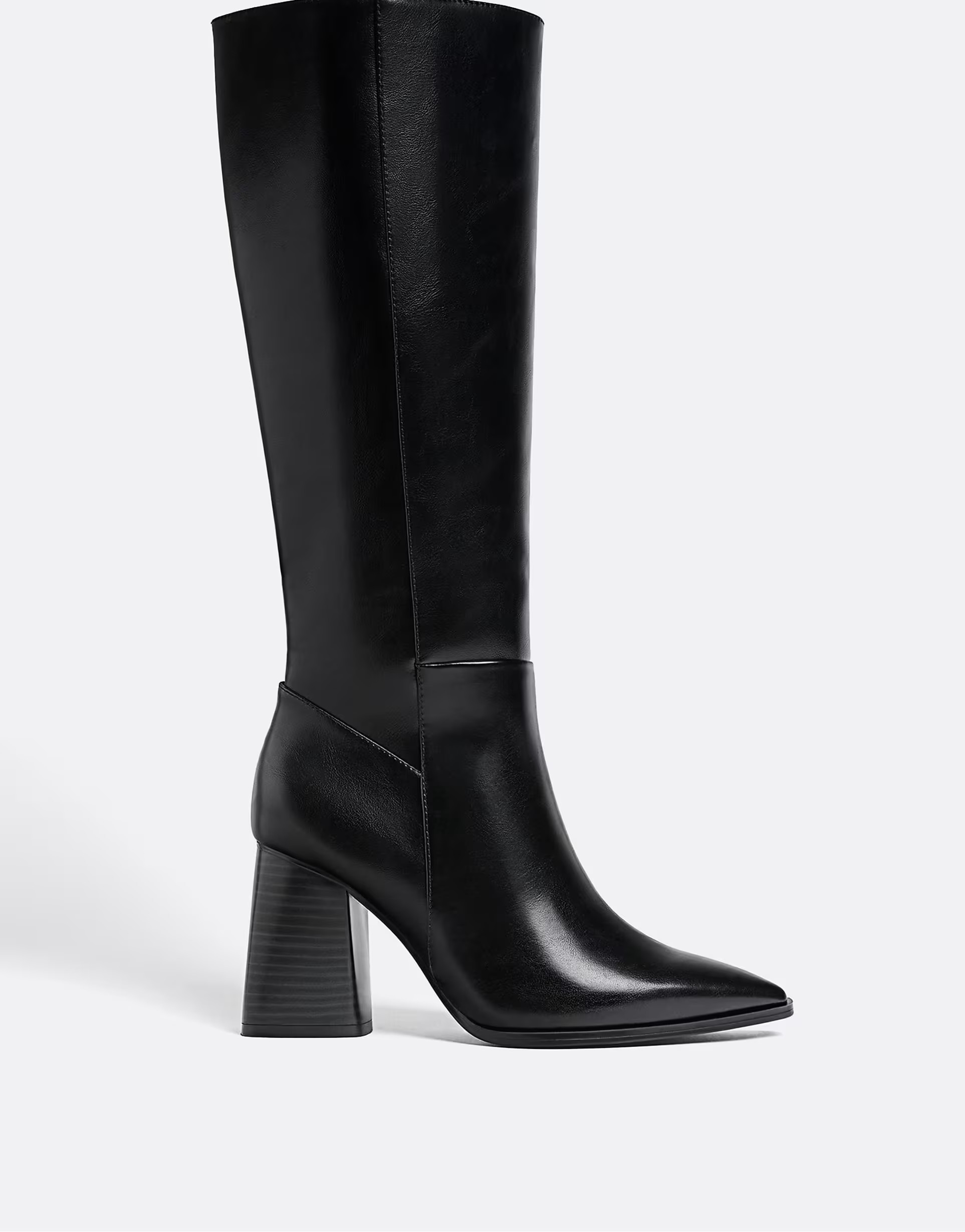 Stradivarius High-heeled boots in black | ASOS (Global)