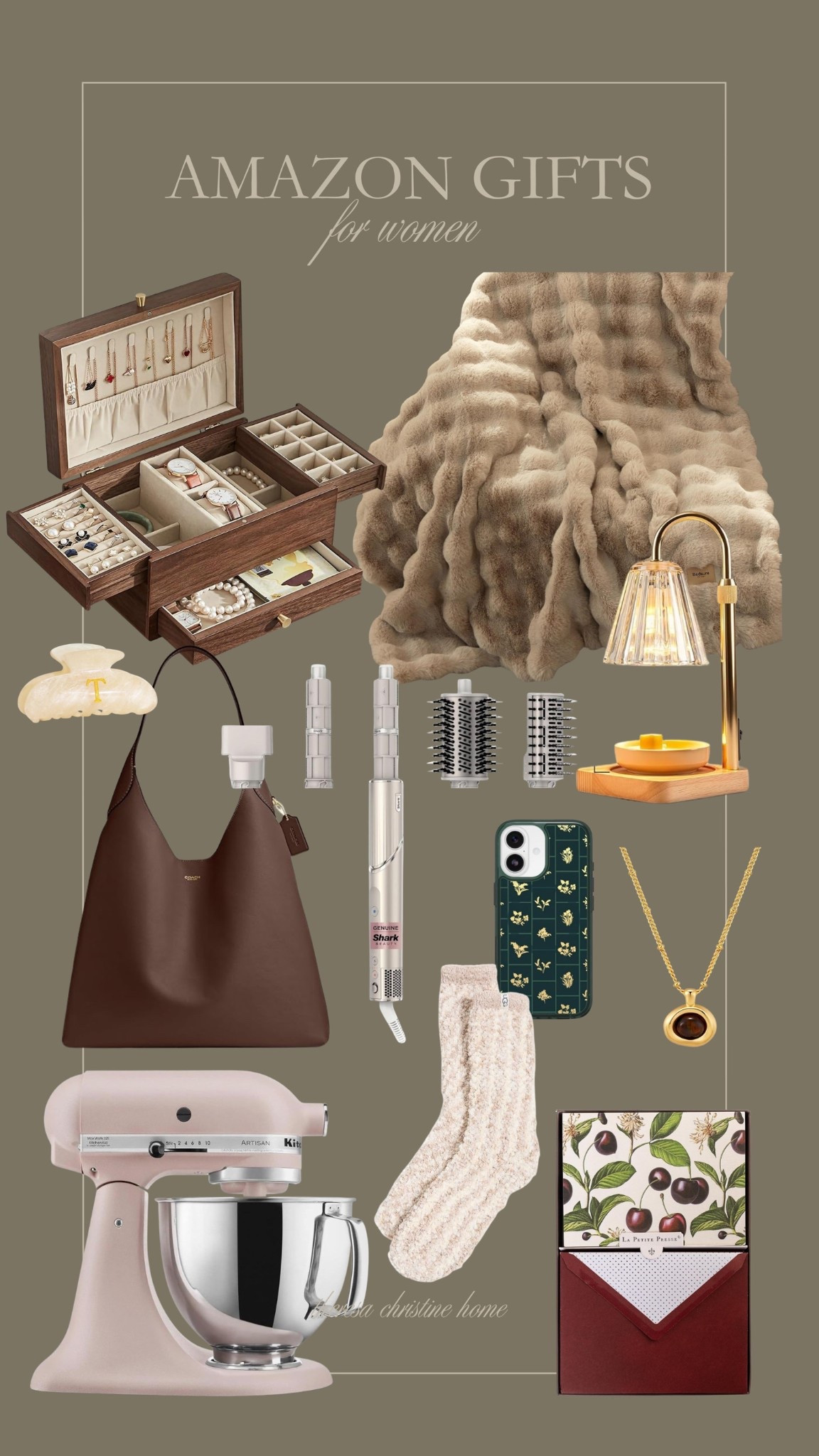 Amazon gift guide for women! I love this blanket, jewelry box, necklace, and kitchen aid mixer! Such incredible finds for the women in your life. 🤎🎄

#LTKGiftGuide #LTKCyberWeek #LTKHoliday