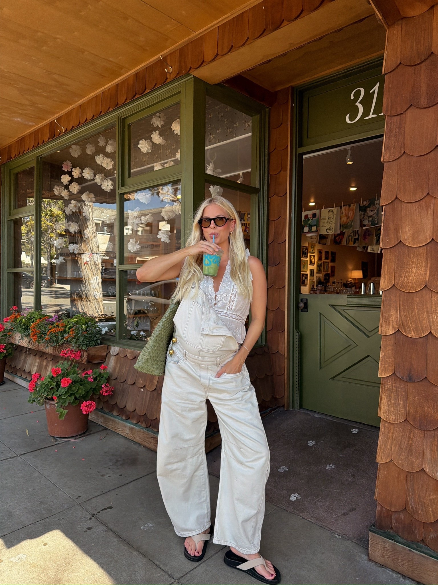 Wearing a med in top & overalls (sized up for pregnancy), shoes are tts (linked similar)! #kathleenpost

Errands outfit, spring transition outfit, farmers market look, bump friendly, maternity, casual chic look

#LTKSeasonal #LTKootd #LTKBump