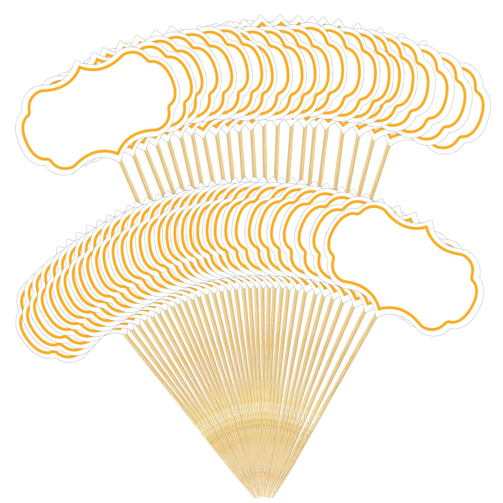 56PCS White Cheese Markers, Buffet Labels Food Tag for Charcuterie Board Blank Toothpick Flag App... | Amazon (US)