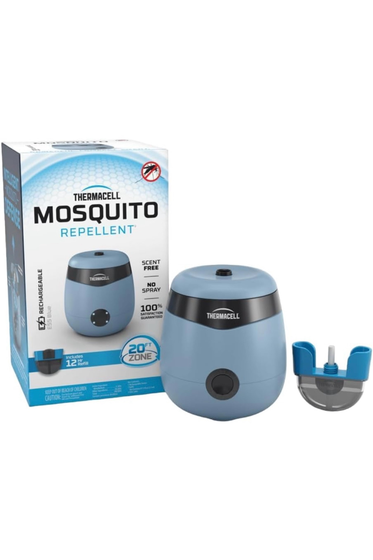 This stuff is amazing! 

Thermacell Mosquito Repellent E-Series Rechargeable Repeller; Patio Shield 20’ Mosquito Protection Zone; includes 12-Hr Repellent Refill; No Flame or Scent; Bug Spray and Bug Zapper Alternative

#LTKSwim #LTKParties #LTKActive