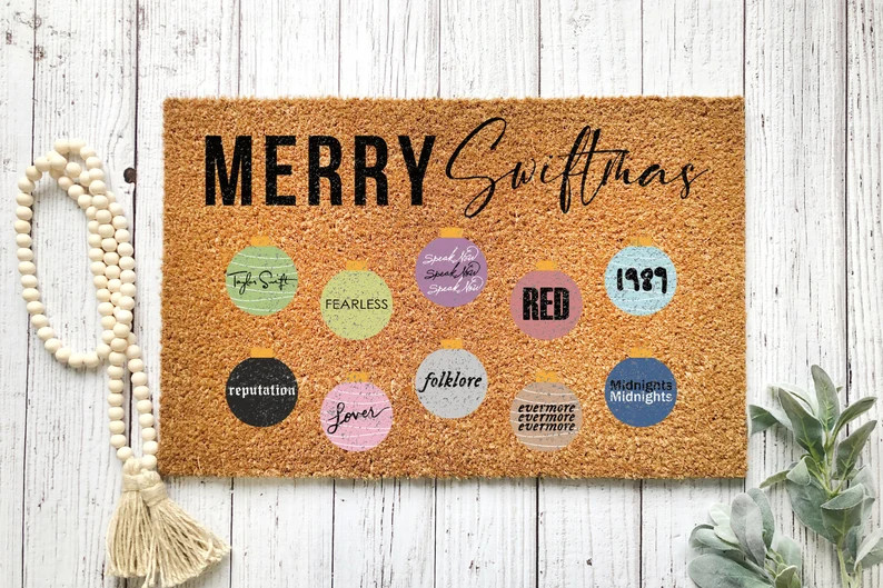 Swift Christmas Doormat Funny Doormat Grinch Door Mat - Etsy | Etsy (US)