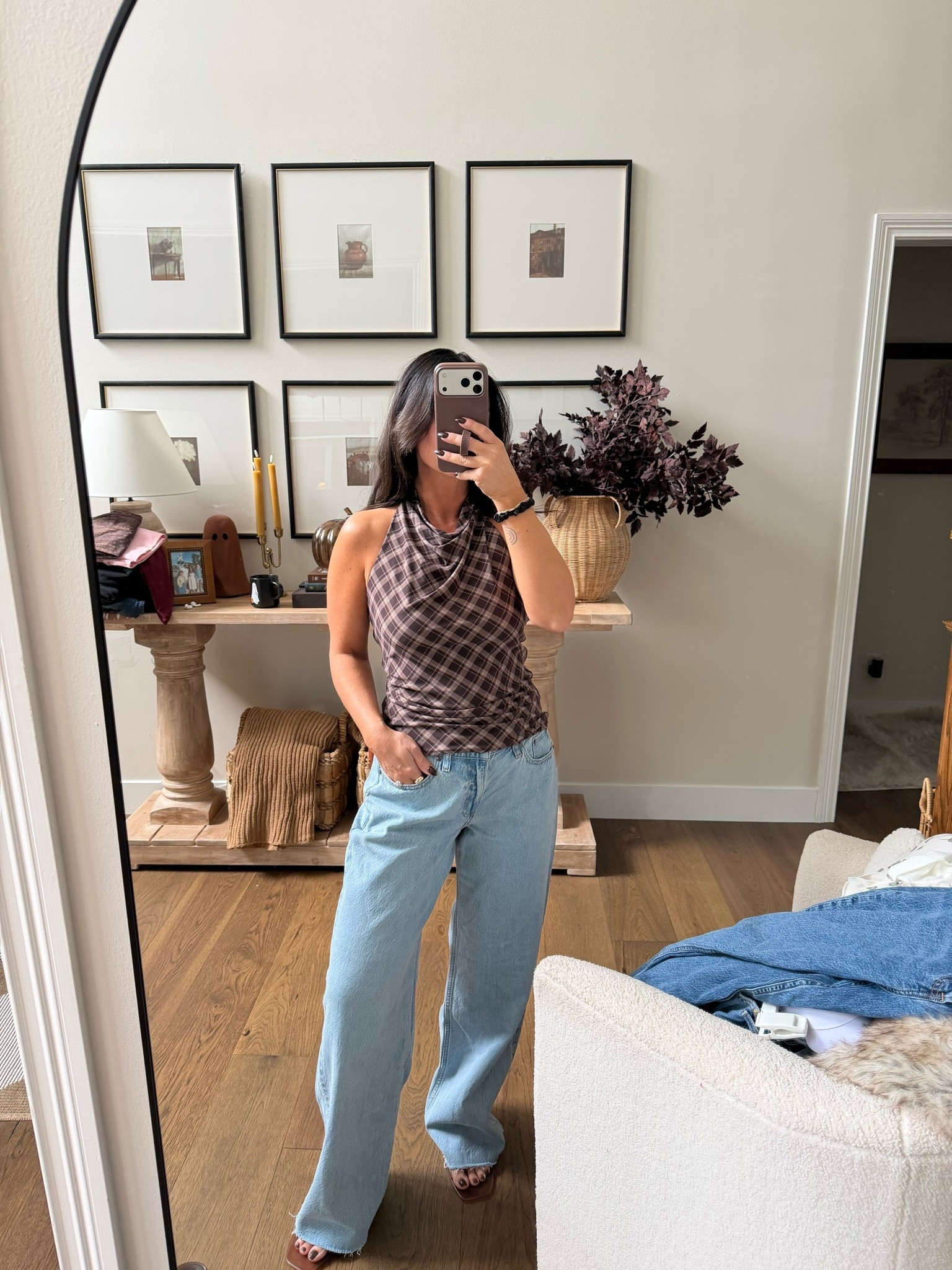 The cutest halter top 🤎🍂