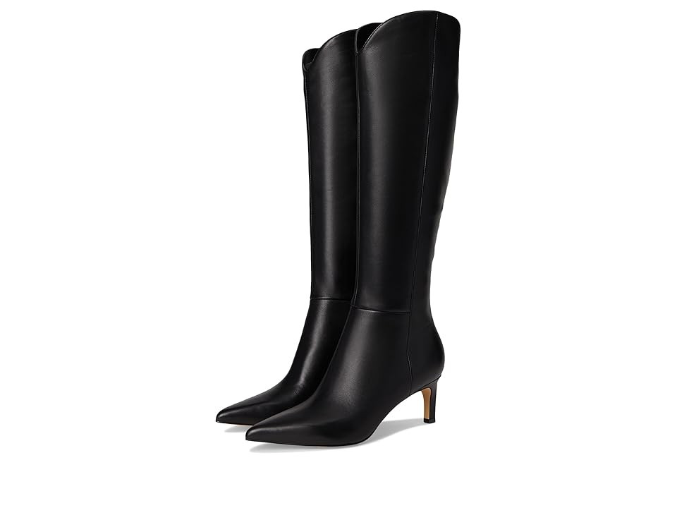 Marc Fisher LTD Quinnie Women's Boots Black Leather : 10 M | Zappos