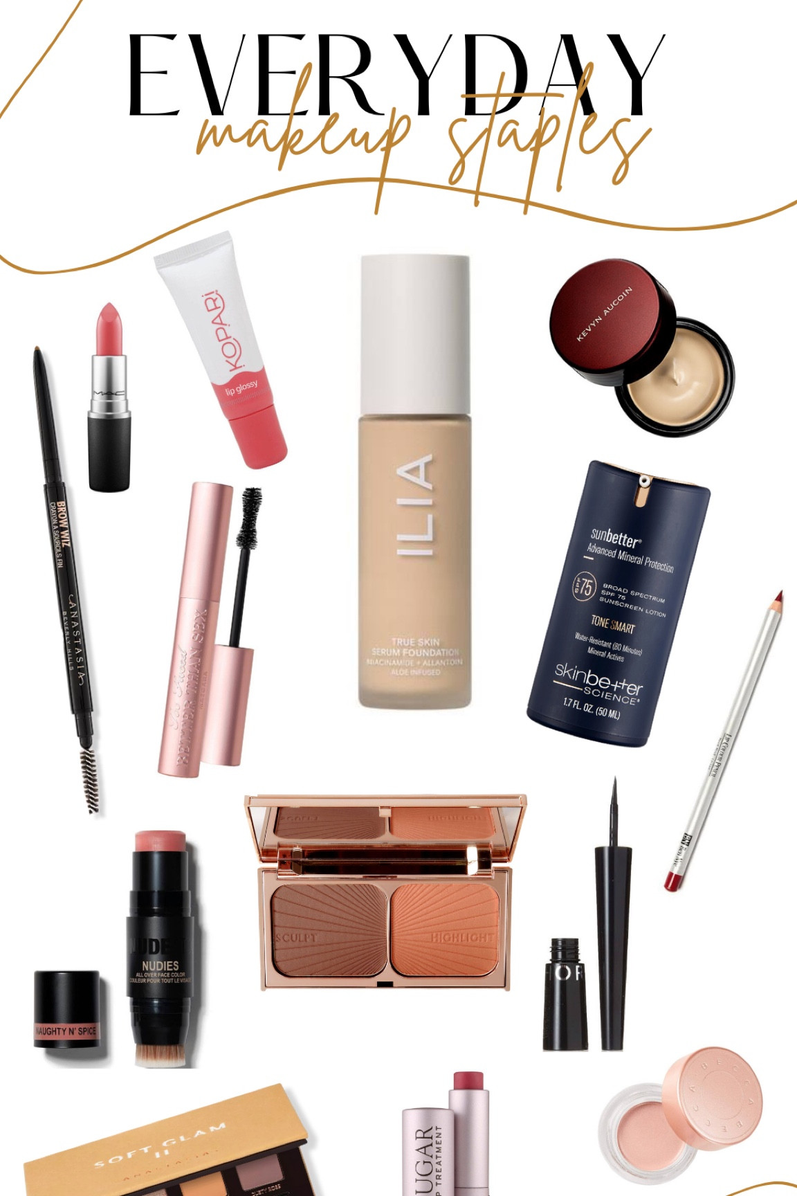 My go to everyday makeup & favorites! 
-The Skinbetter foundation is unable to link but it’s the tinted moisturizer on skinbetter.com
- Ilia foundation shade : Cozumel 
- Anastasia brow wiz : soft brown
- Mac lip : Brick o la
- Ben Nye lip pencil : Berry Brown LP146
(Also unable to link) 

#makeup 

#LTKbeauty #LTKFind