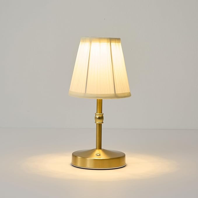 5w Led Cordless Mini Lamps,3000 mah Battery Operated Lamp,3 Color Temperature Dimmable Table Lamp... | Amazon (US)