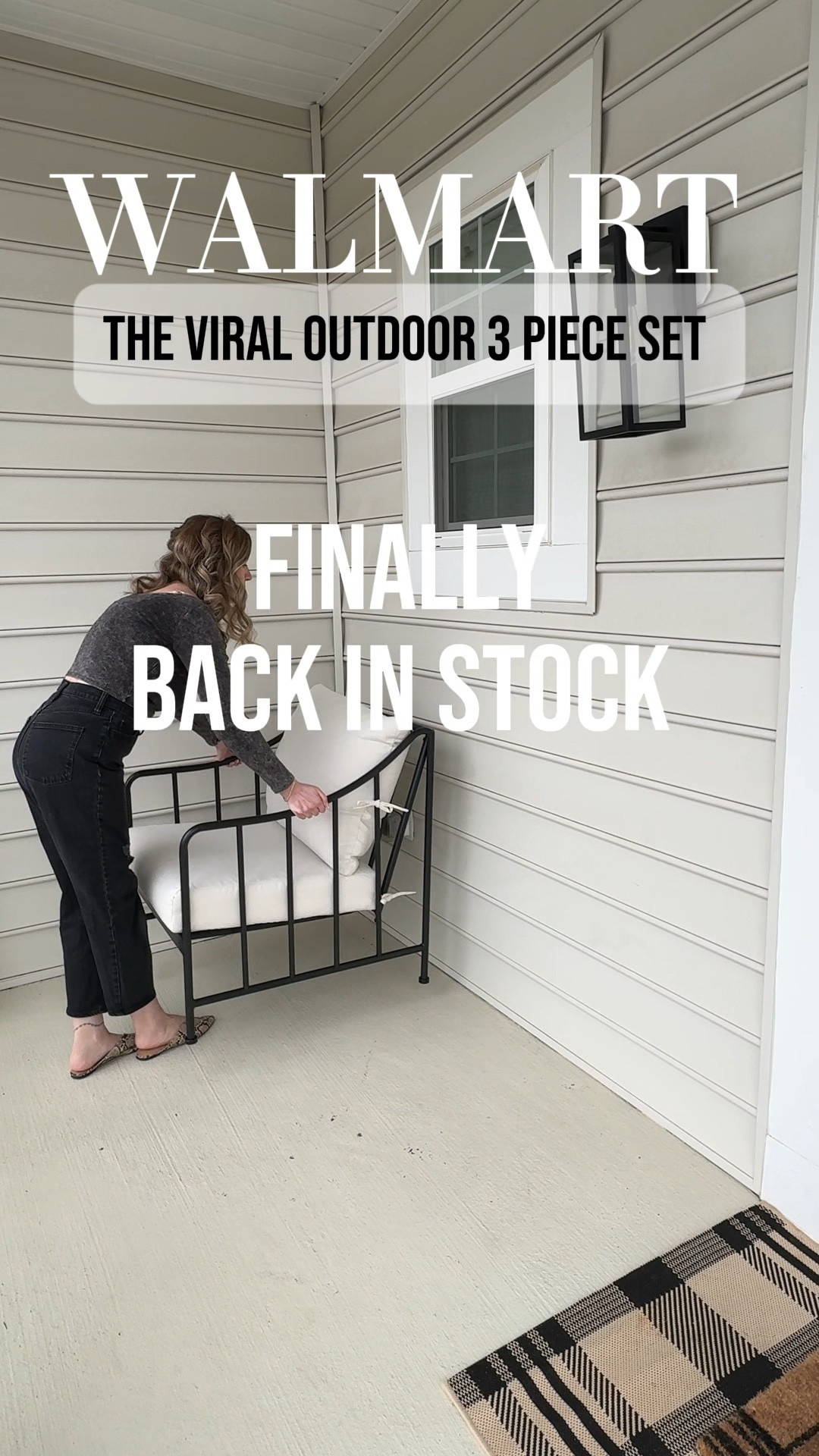The VIRAL Walmart outdoor lounge chair and side table set is back in stock‼️‼️‼️ Get the CB2 look for less. I'm in love with the way my front porch turned out! This set is absolutely amazing-gorgeous, of such great quality, and so affordable. Don't wait; it sold out so early in the season last year.
Walmart outdoor, Walmart home, Walmart patio set, planters, outdoor rugs, 

#LTKSeasonal #LTKHome #LTKWatchNow