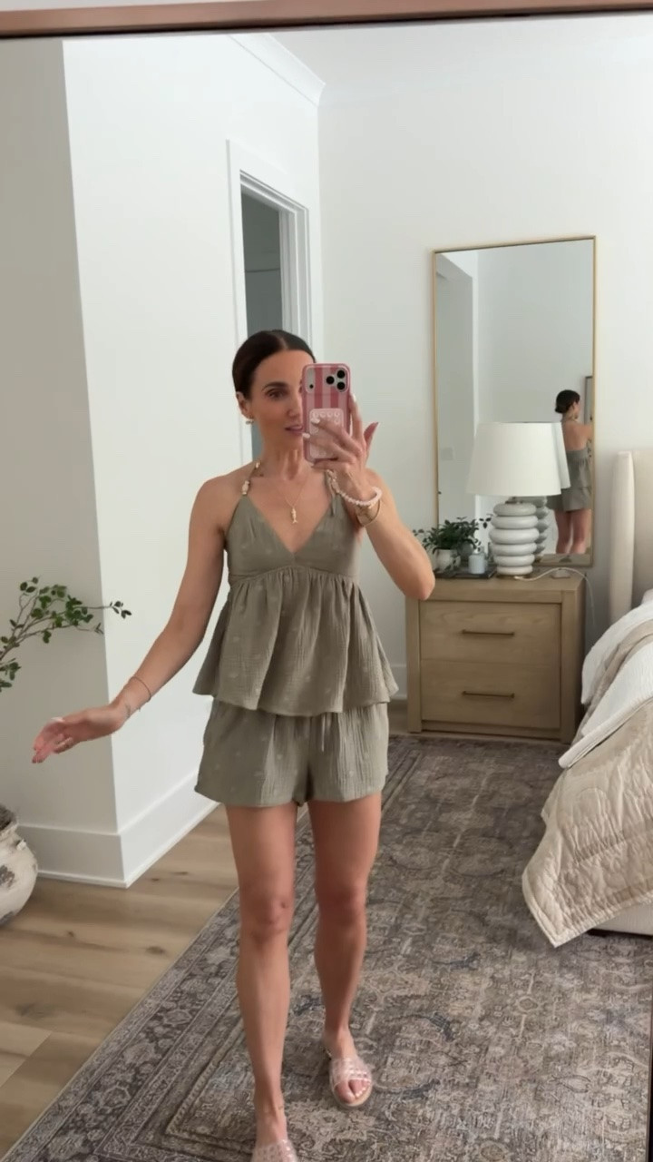 Target new arrivals, I'm wearing size XS in top and S in shorts. Save $15, when you spend $60 on clothing & accessories.

#LTKootd #LTKOver40