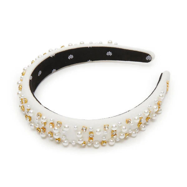 IVORY CHARLOTTE PEARL SPRINKLE HEADBAND | LELE SADOUGHI