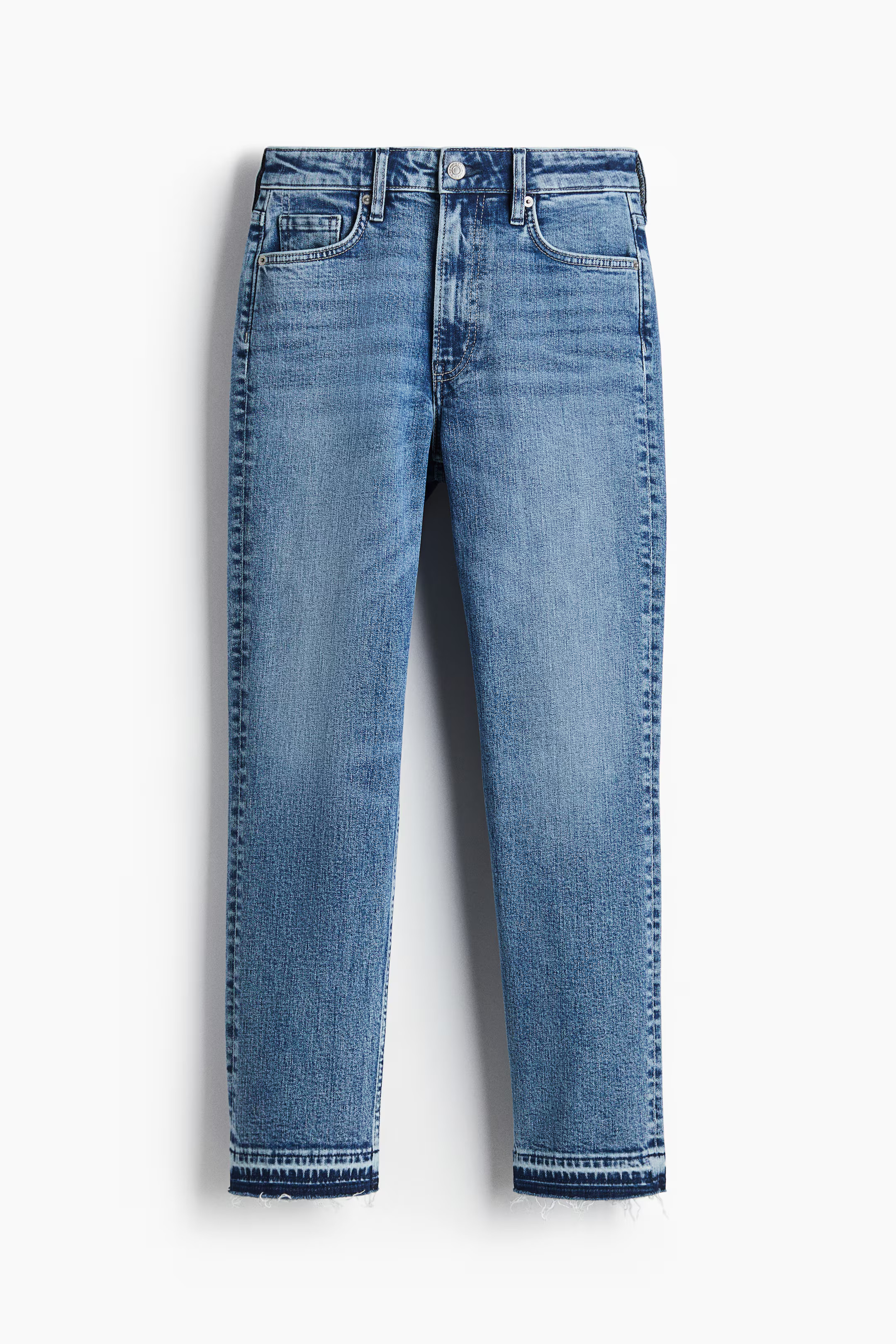 Slim Straight High Ankle Jeans | H&M (UK, MY, IN, SG, PH, TW, HK)