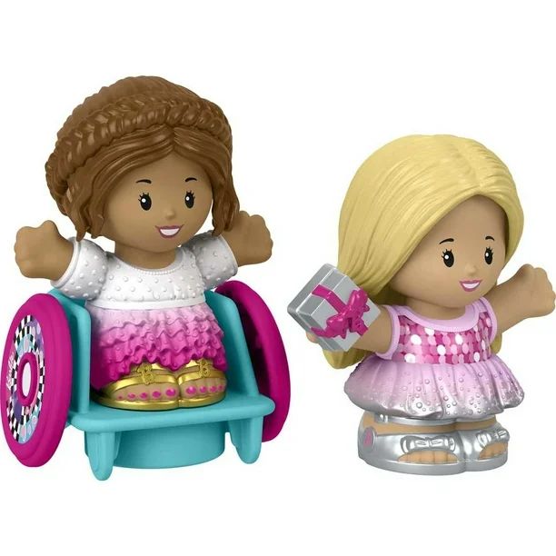 Fisher-Price Little People Barbie Party Figure Set for Toddlers, 2 Pieces | Walmart (US)