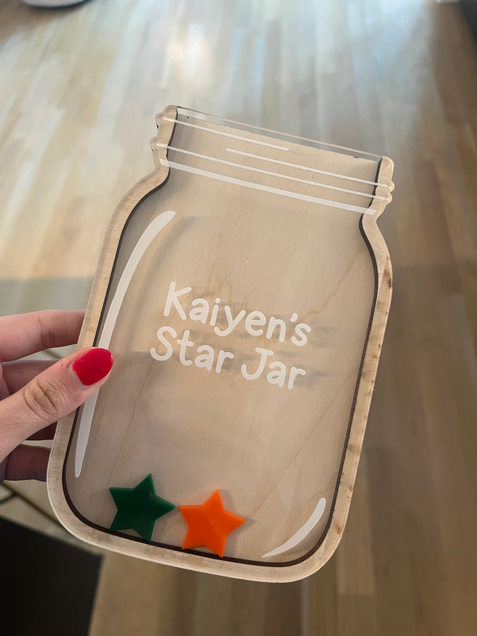 Kaiyen’s reward star jar from Etsy! 

#LTKKids #LTKFindsUnder50
