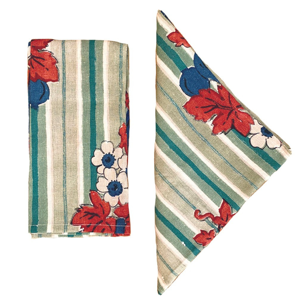 Turnip Napkins, Green (Set of 4) | Cabana Magazine