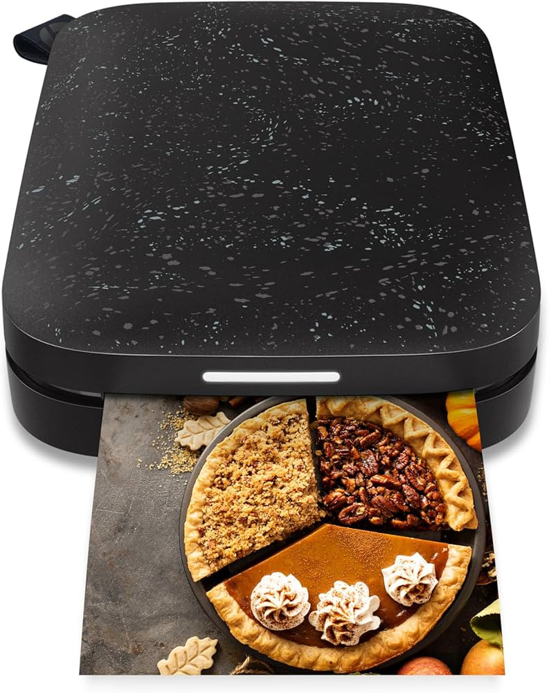 HP Sprocket Portable 2x3" Instant Color Photo Printer (Noir) Print Pictures on Zink Sticky-Backed... | Amazon (US)