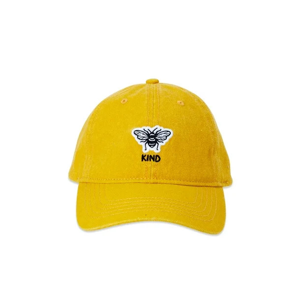 Time and Tru Women's Bee Kind Baseball Cap | Walmart (US)